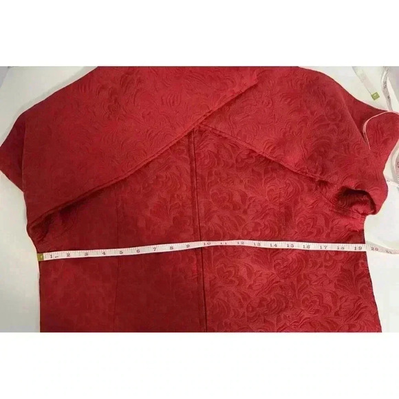 Red Brocade Style Jacket by Kaktus Women’s L - Picture 15 of 16